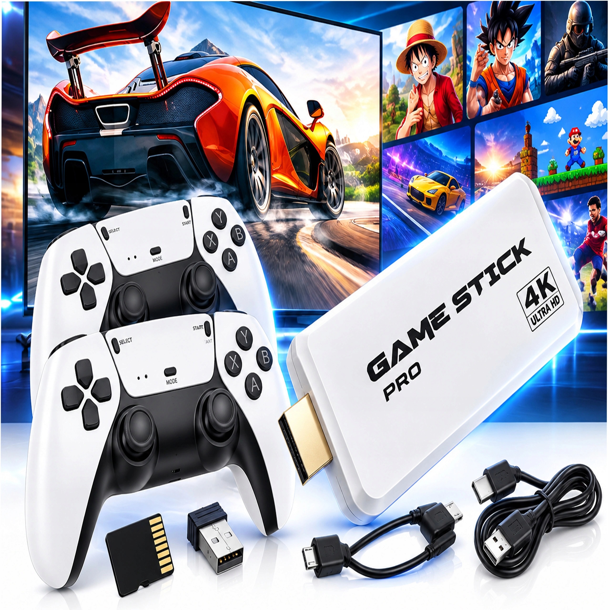 Herní Konzole 4K Hdmi 2 Bezdrátové Retro Pady Pro Televizor