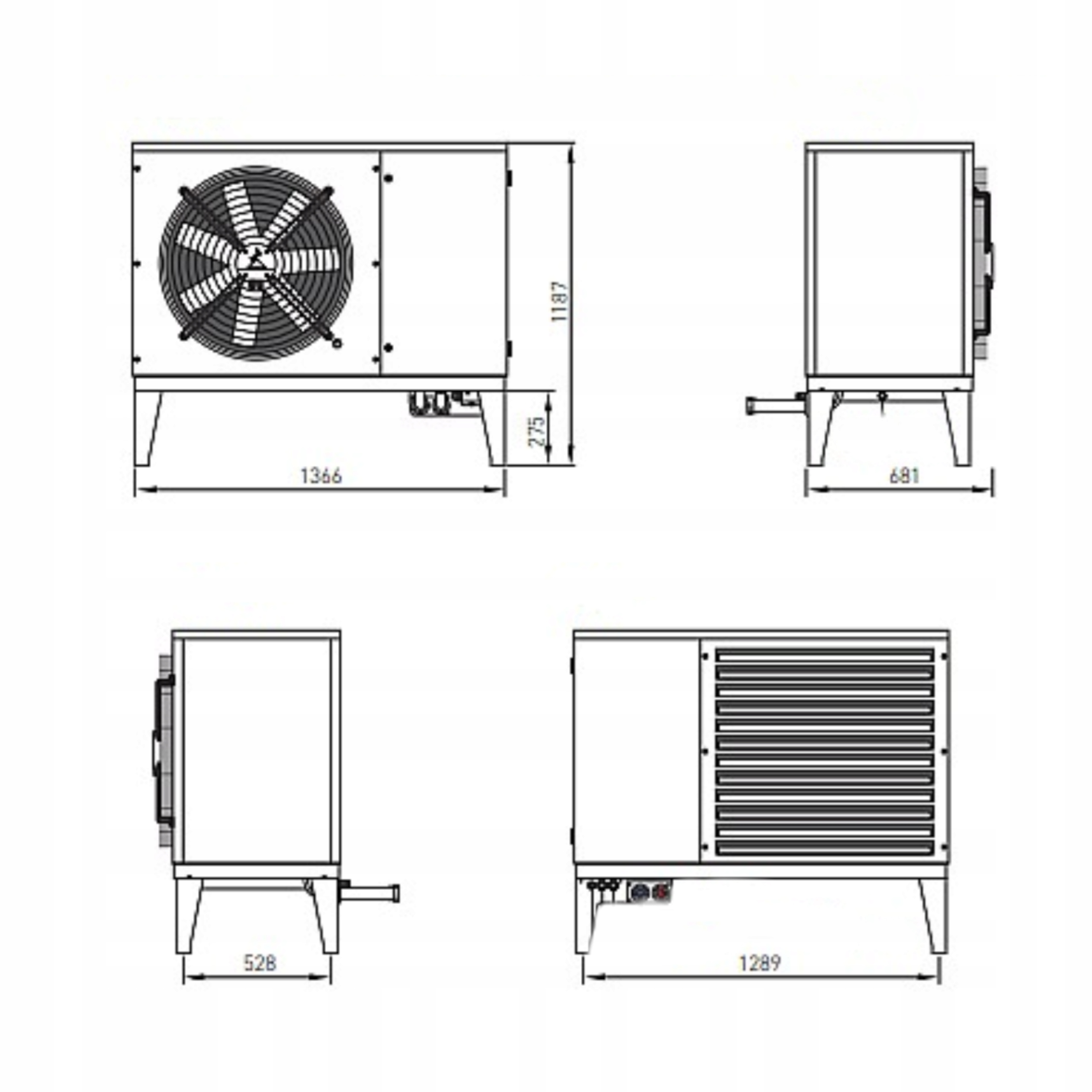 Powietrzna Pompa Ciepła Hotterm Air 13 Kw Evi Stan opakowania oryginalne