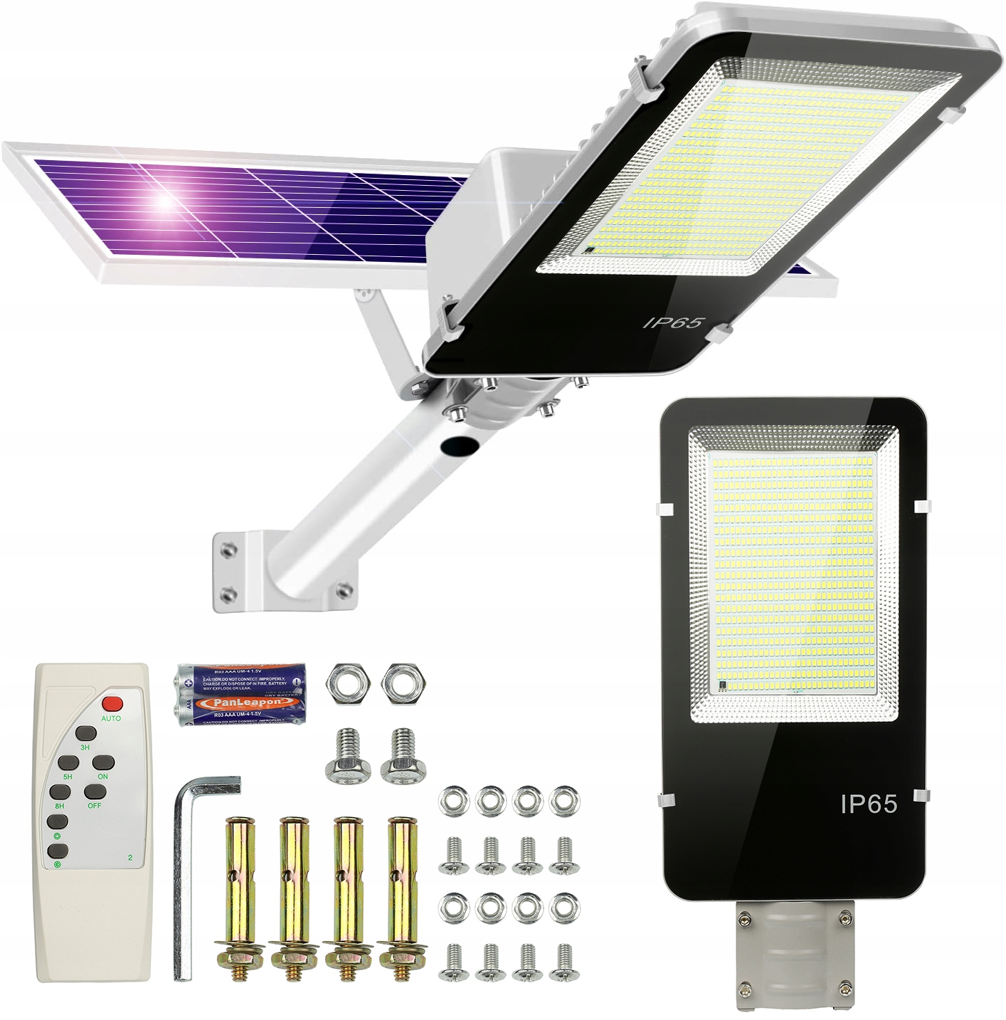 Mocna Lampa Solarna Led Latarnia Uliczna 2000W