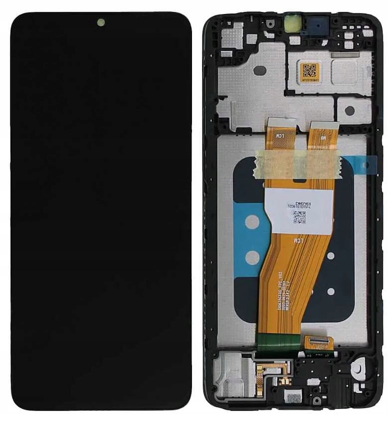 LCD displej Samsung Galaxy A05 SM-A055, černý s rámečkem