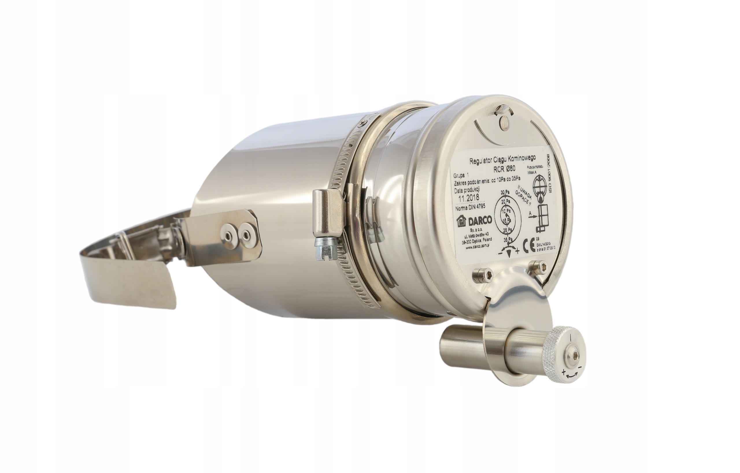 Regulátor ťahu na rúrku Rcr pre rúry 080 110