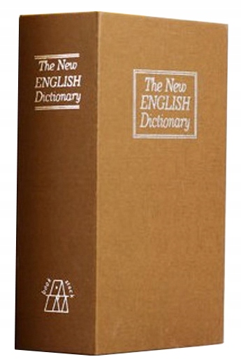 

Sejf Kasetka Książka Metalowa Skarbonka Pieniądze