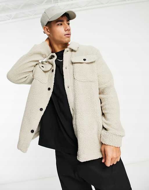 Béžová přechodová bunda tedi Only & Sons L