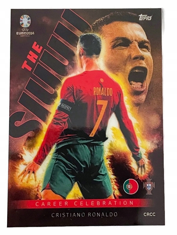 Uefa Euro 2024 Topps Match Attax Career Celebration The Siuuu Ronaldo Crcc