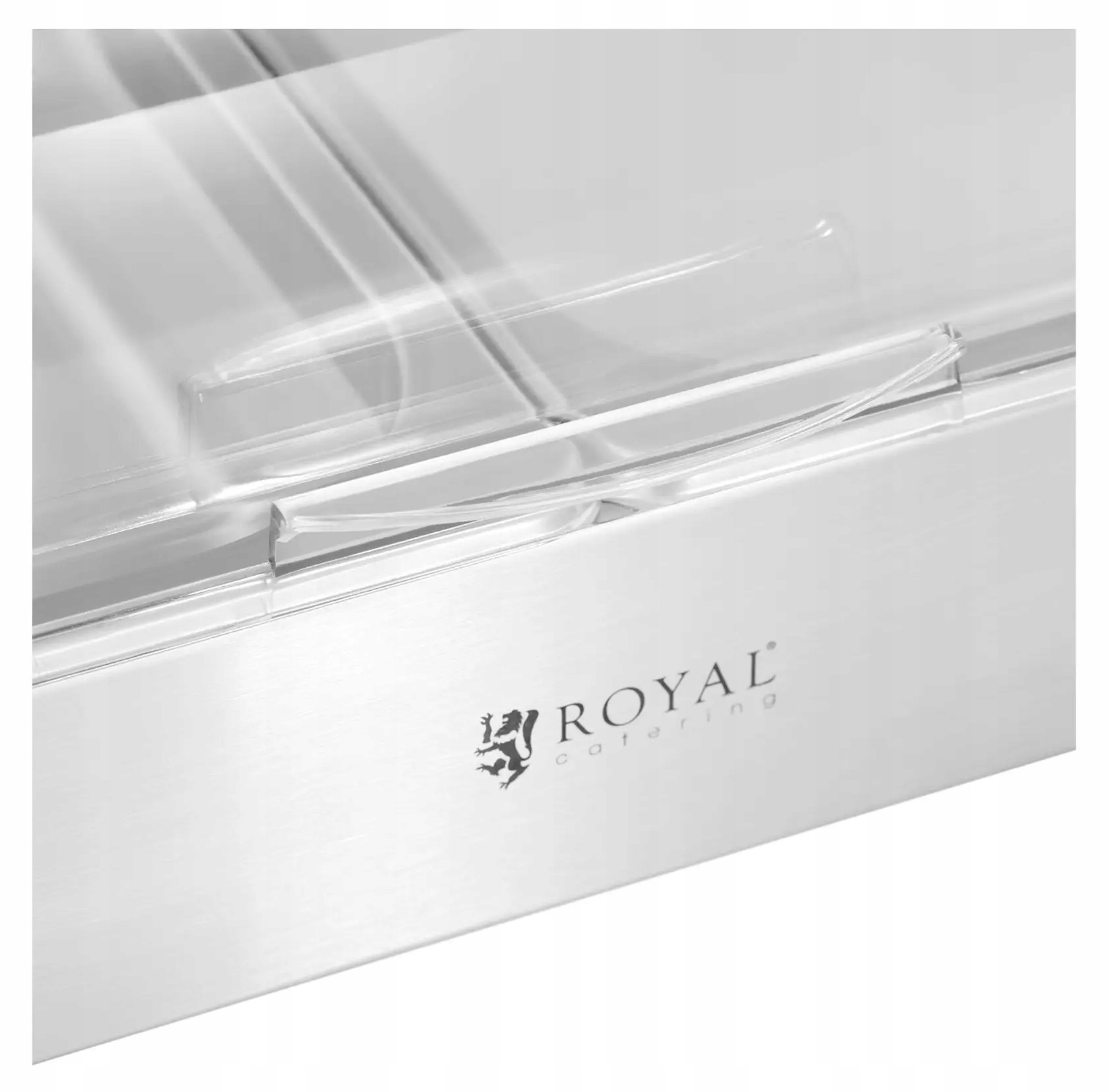 Witryna bufetowa 2x4 L 53,5x33,5x25 cm Royal Catering RCCD-RC-02 10012413