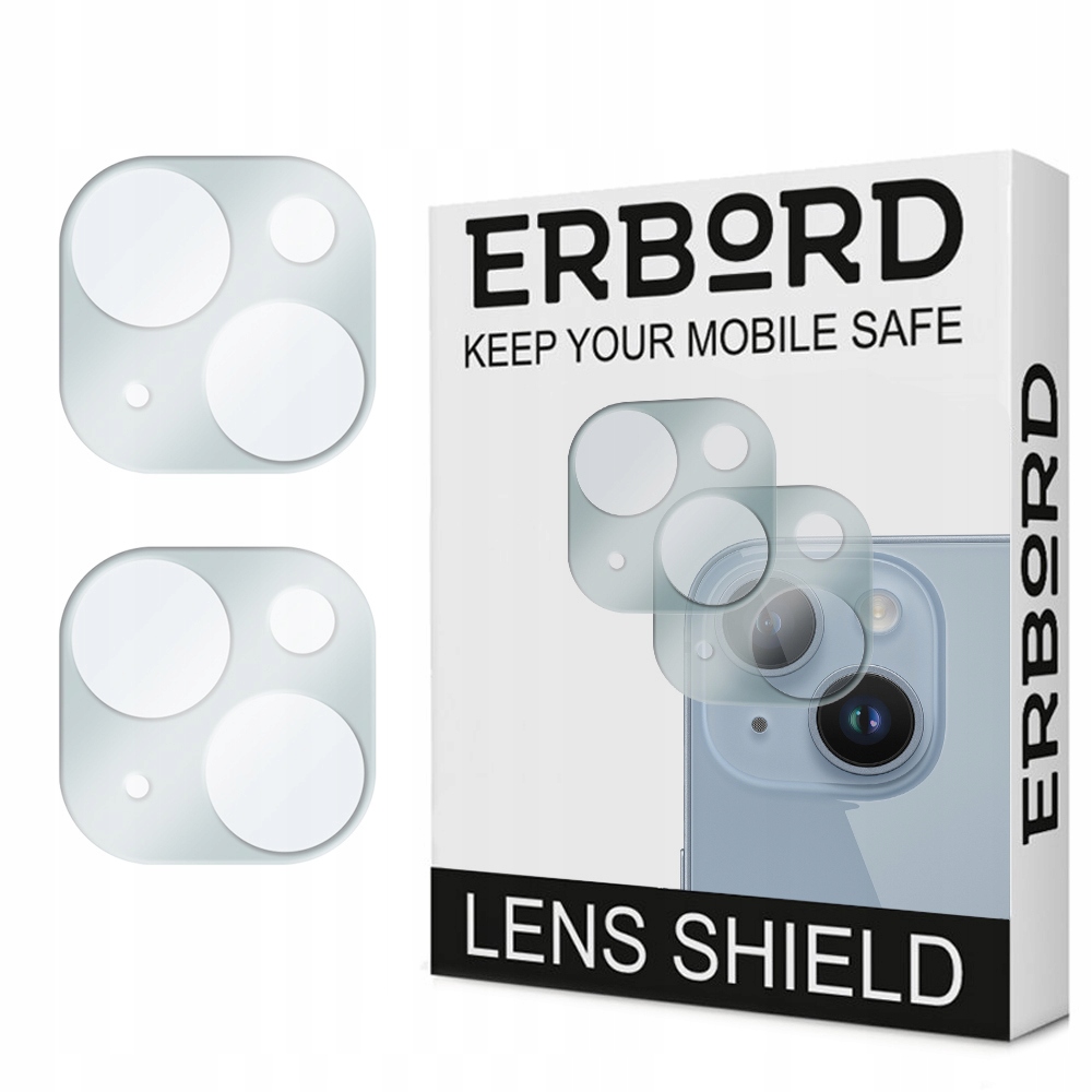 2x Szkło na Aparat ERBORD do iPhone 13 / 13 Mini