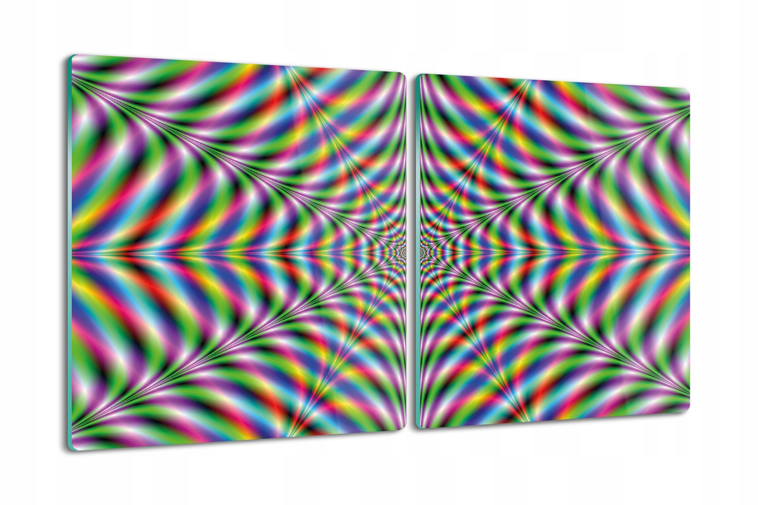 Kuchyňská deska Vál z tvrzeného skla 2x40x52 Hvězda iluze 3D