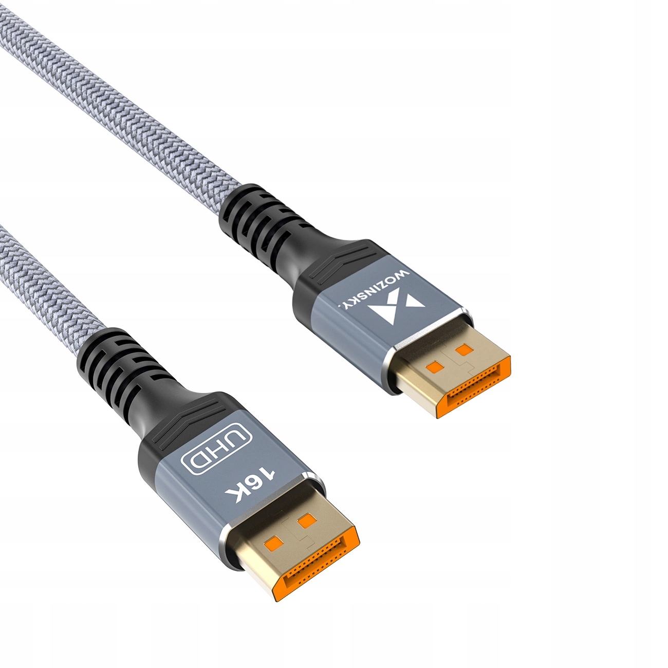 Wozinsky Kabel Displayport 2.1 80 Gb/s 1M 16K 60HZ 8K 120HZ Do Tv Monitora