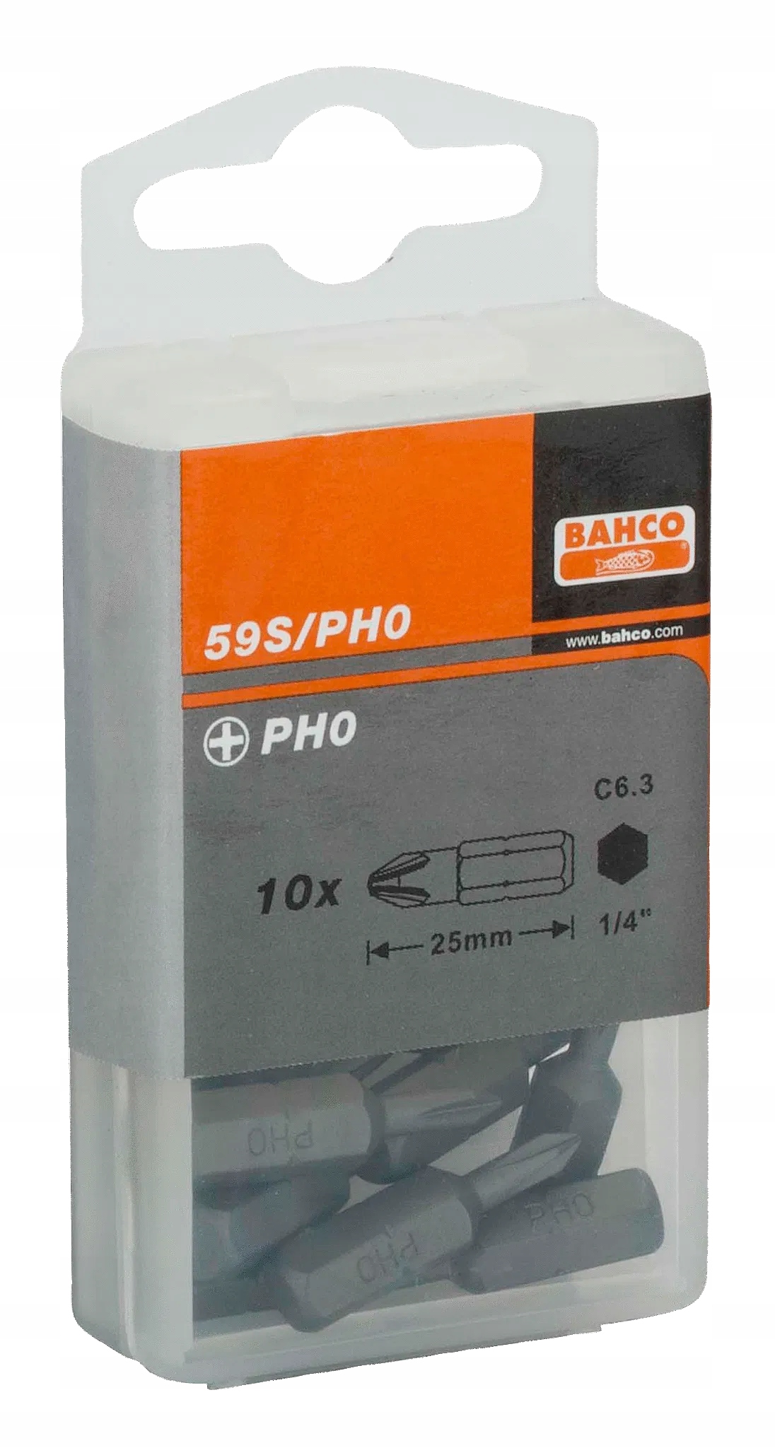 Bit 1/4" PH4x32 mm, 10 szt. BAHCO Kod producenta 7314150198368