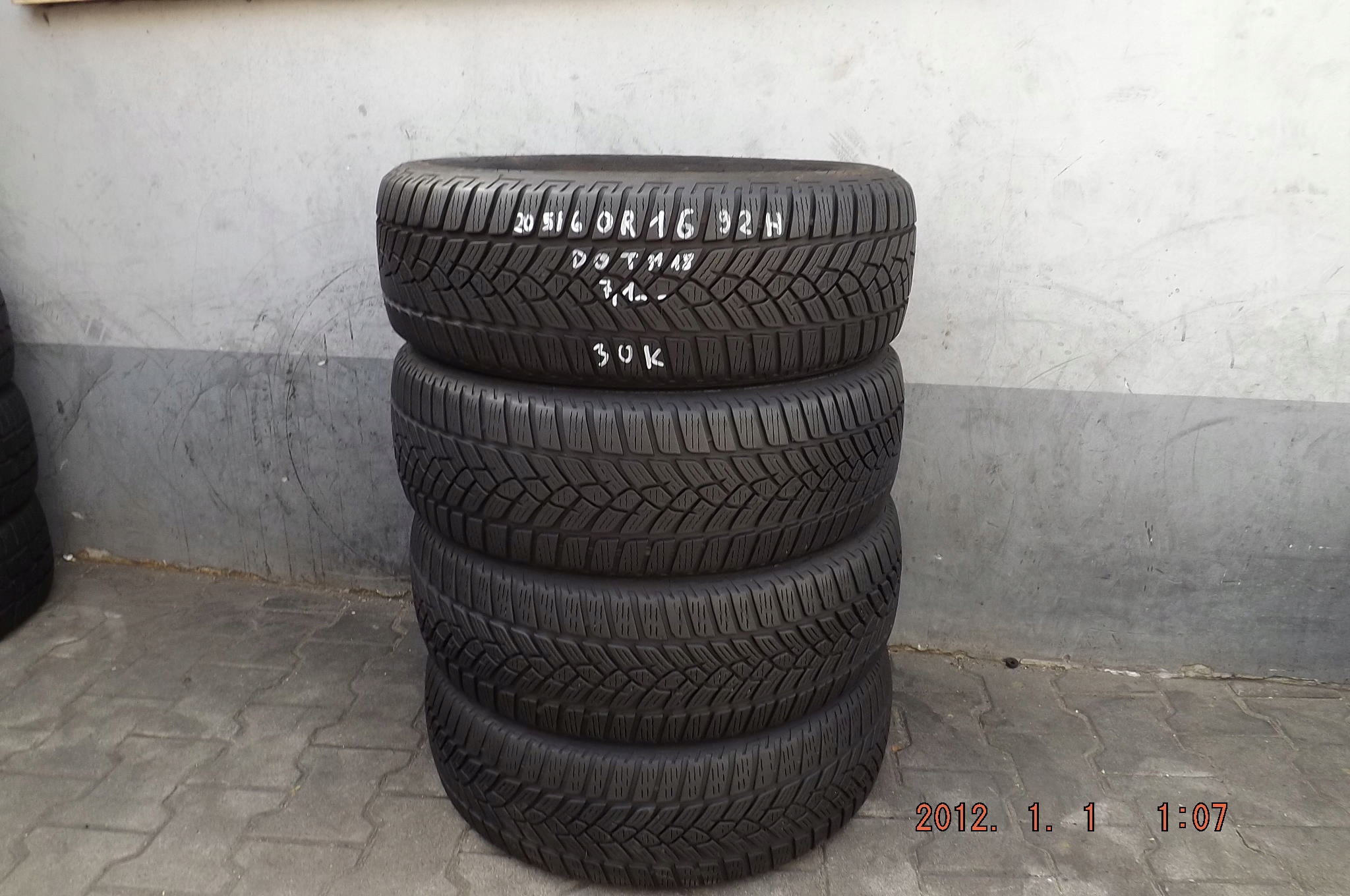 [30K] 4XZIMA 205/60R16 92H FULDA KRISTALLCONTROL HP2 &