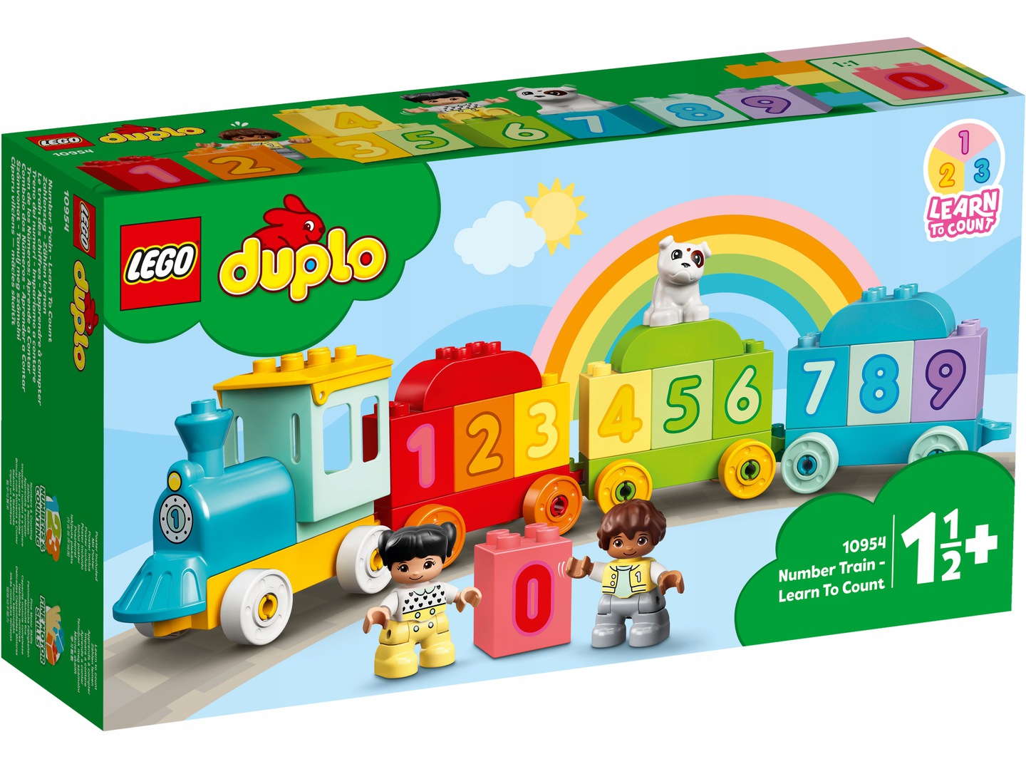 LEGO DUPLO Pociąg z cyferkami nauka liczenia 10954
