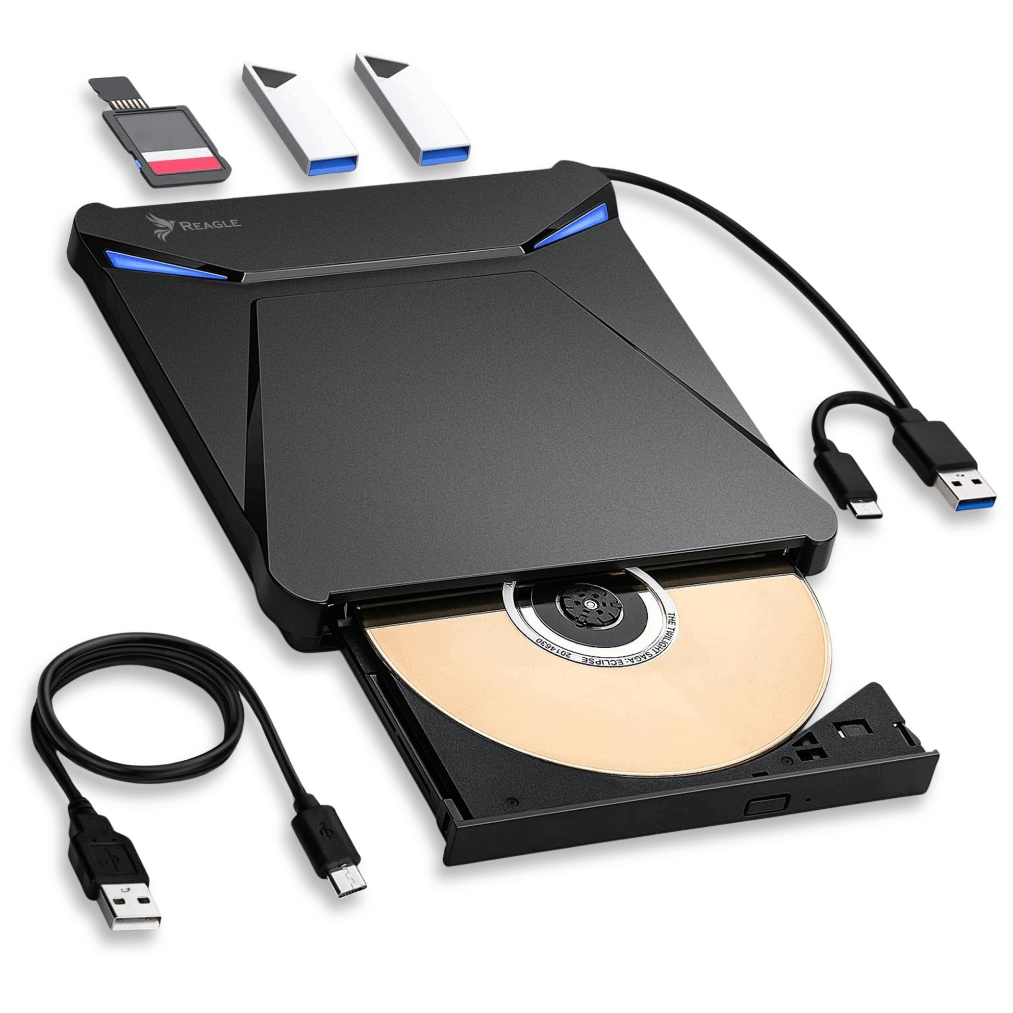 Externí Jednotka DVD Rekordér Přehrávač CD Pro Notebook Pc Usb 3.0