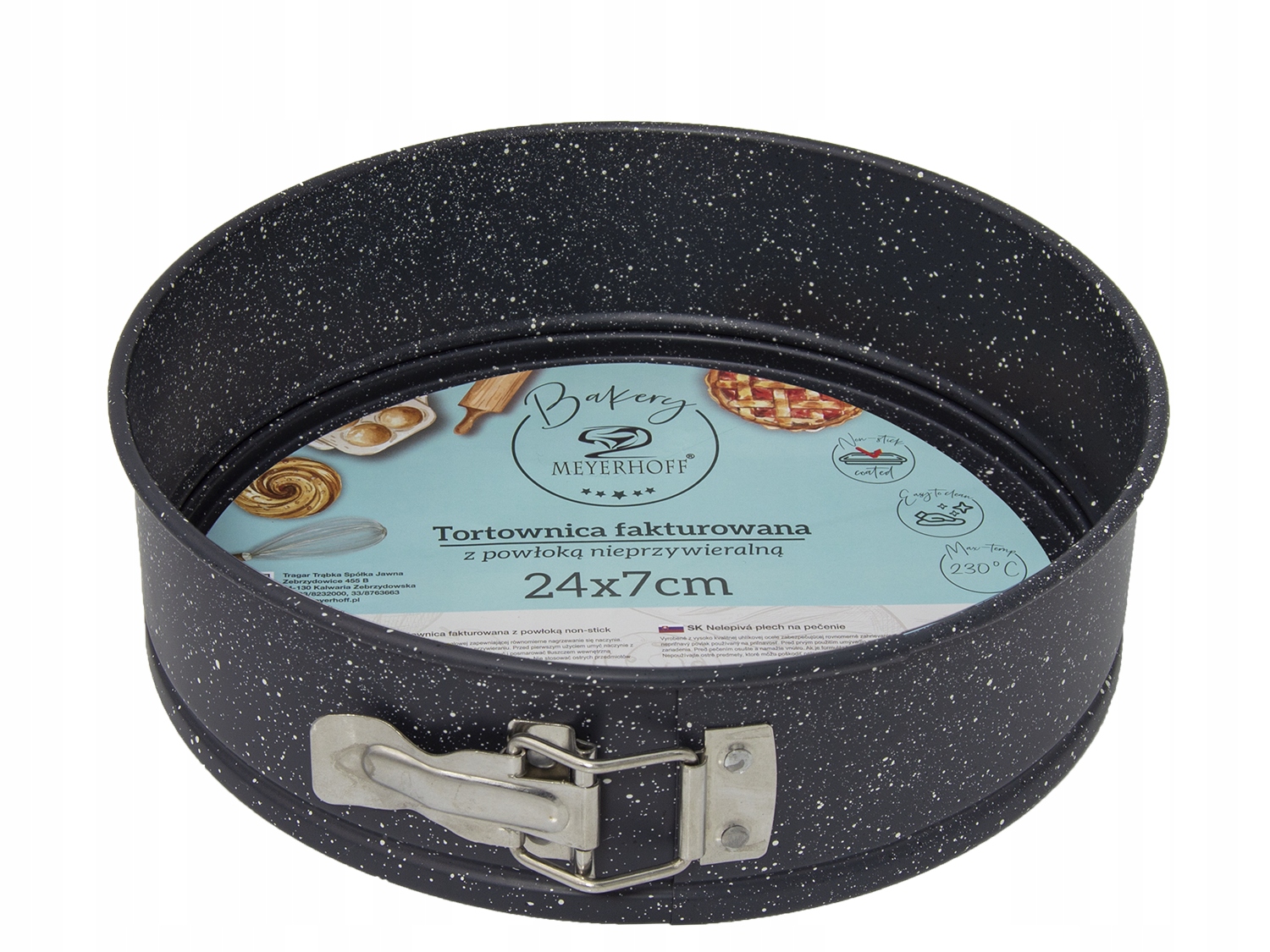 

Tortownica blacha forma do pieczenia okrągła 24x7