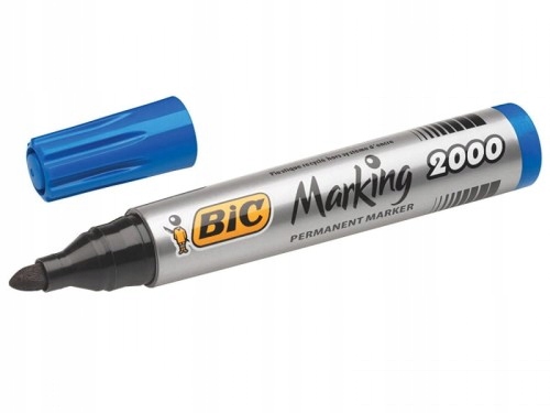 

Marker permanentny Bic 2000 okrągły niebieski
