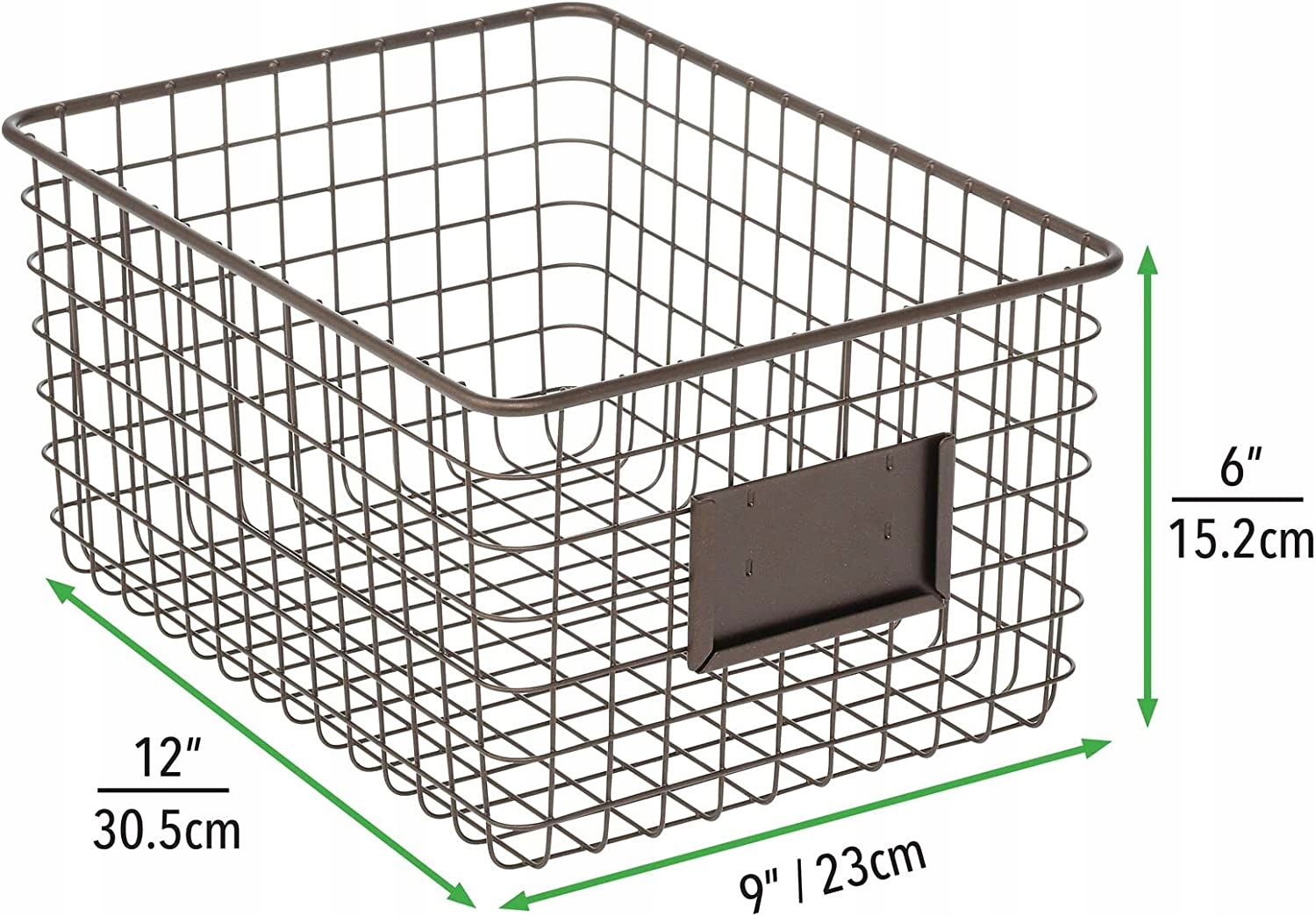 KOSZE ORGANIZERY PRZECHOWYWANIE BRĄZOWE STAL 2 SZT Kod producenta DWE43