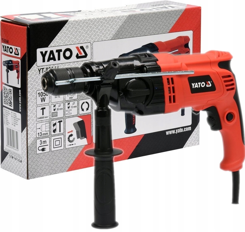 Yato 1050W 2- Příklepová Vrtačka Vrtačka YT-82044