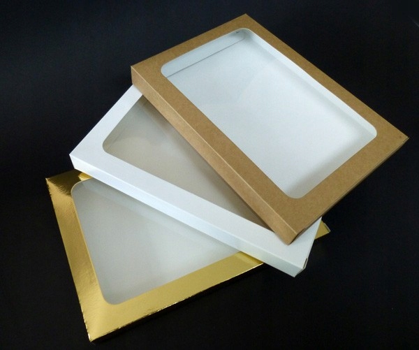 

Kartonik 25 x 17 x 2 cm z okienkiem Eko