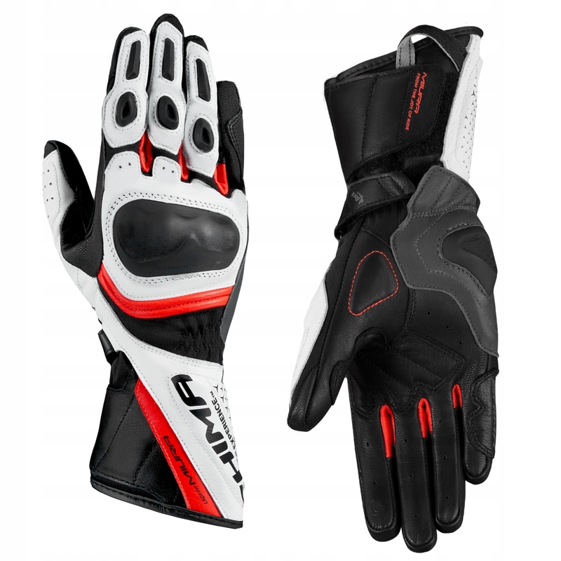 

Rękawice motocyklowe Shima Miura Red Fluo Gratisy