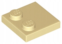 

Lego Płytka mod 2x2 piaskowy 33909 5szt