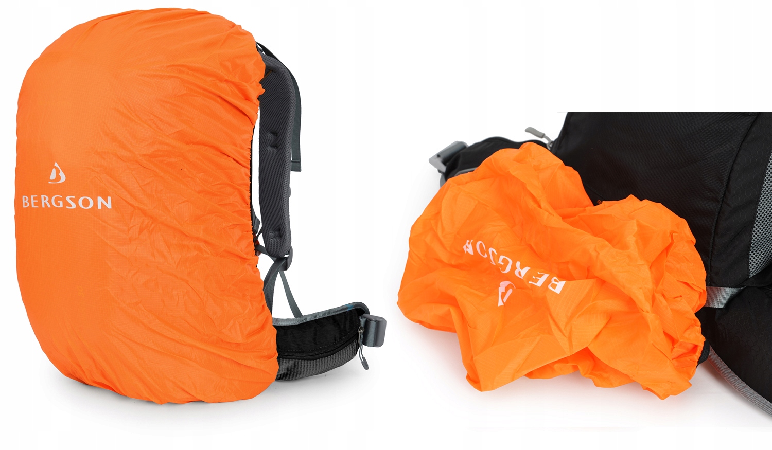 PLECAK BERGSON ARENDAL 25L BLACK ODDYCHAJĄCE PLECY Wysokość 46 cm