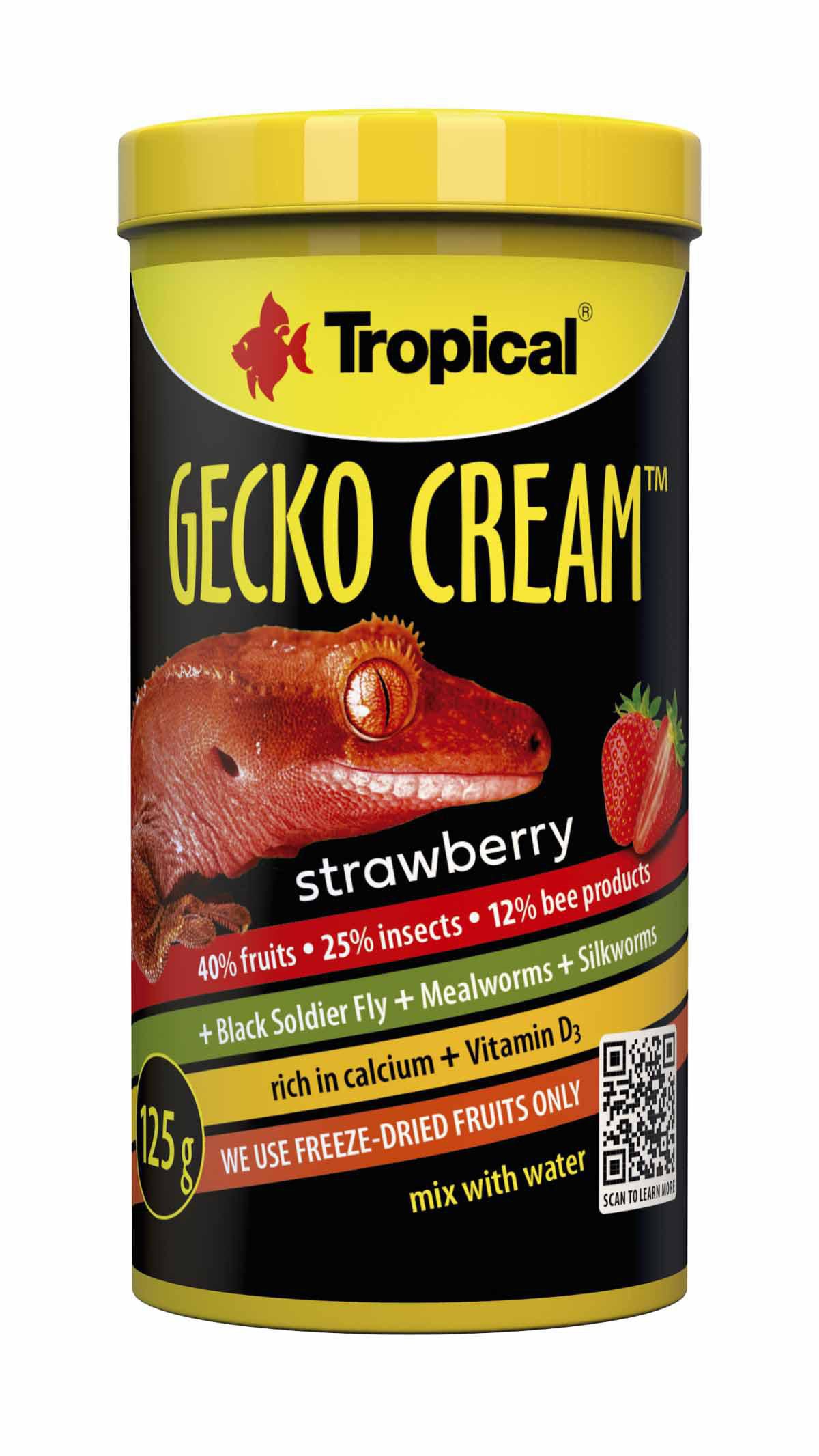 Levně Tropical Gecko Krém Jahoda 100ML (260.4010)