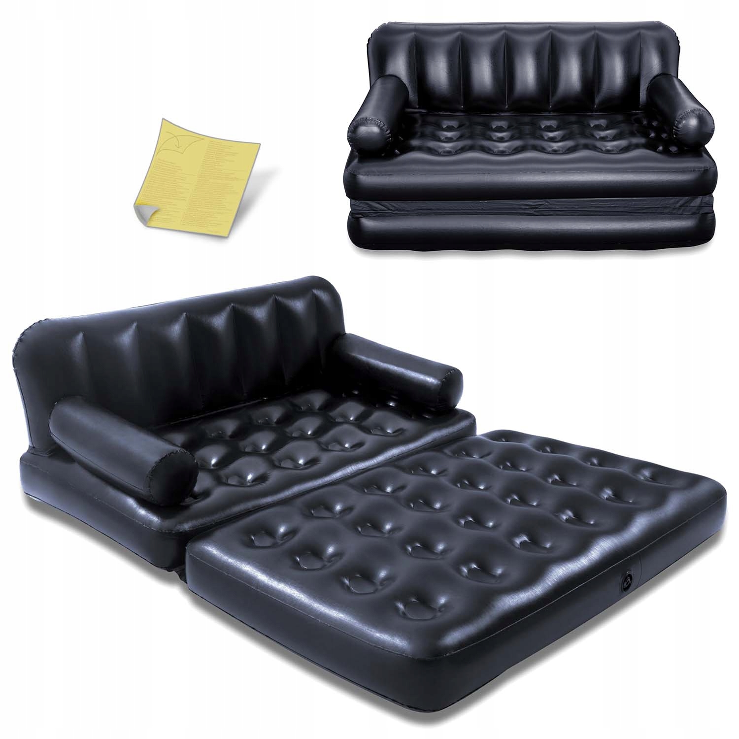 

Materac dmuchany łóżko sofa pompowana 188x152x64