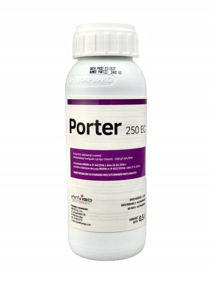 

Porter 250 Ec 500 ML 0,5L Grzybobójczy Mączniak Zg