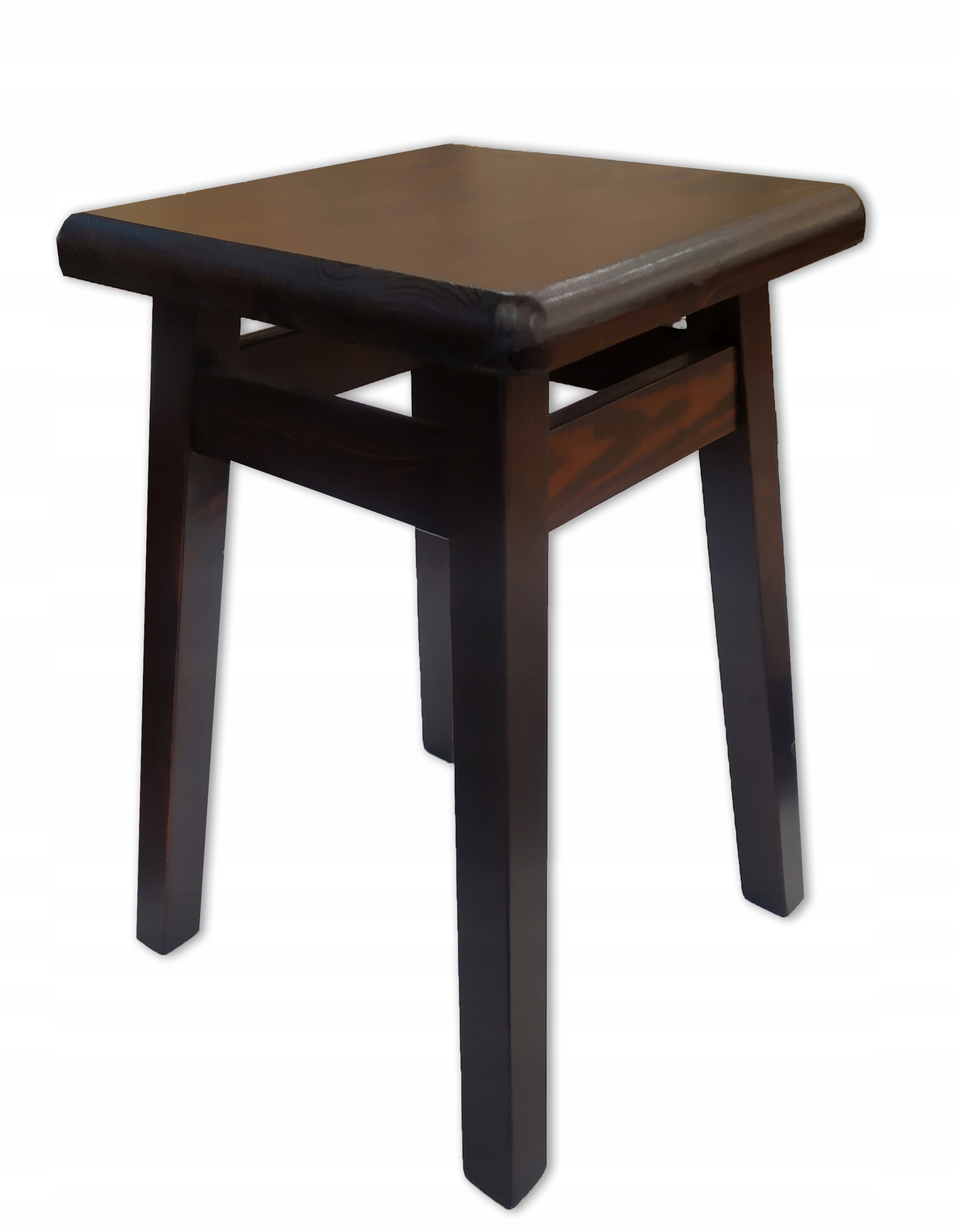 

Taboret kuchenny stołek drewniany 45 cm orzech
