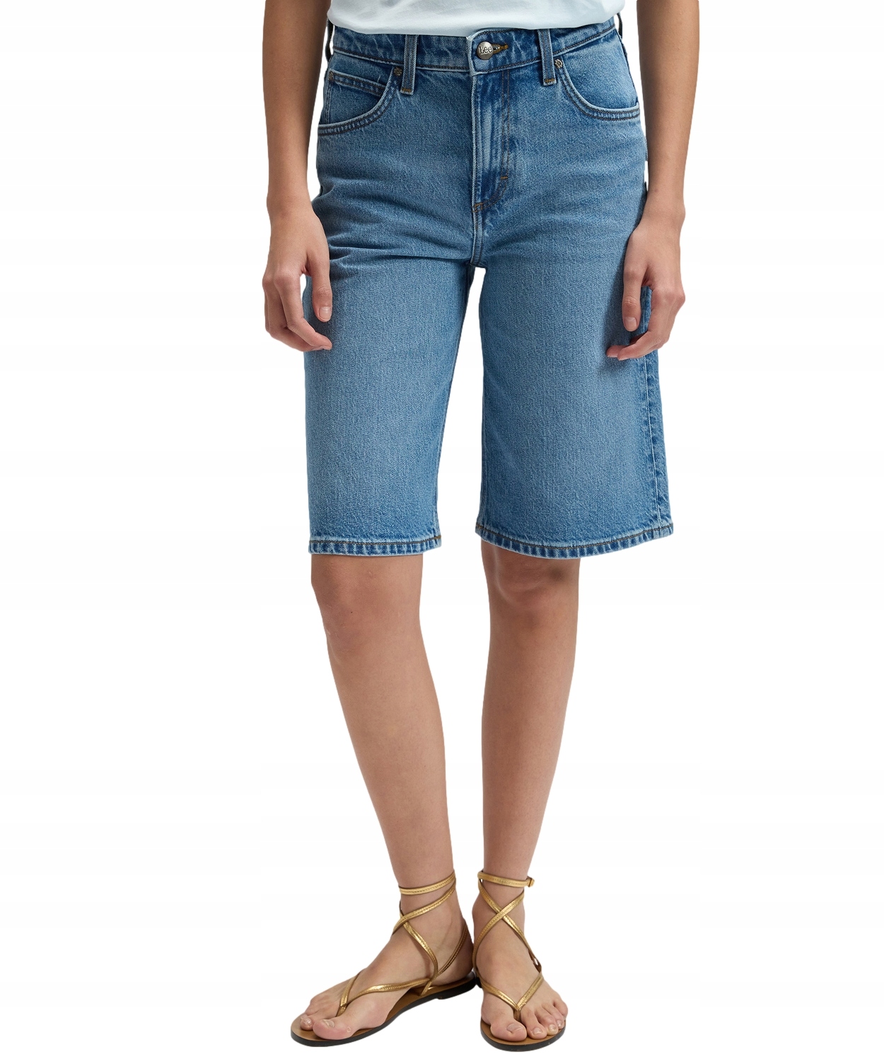 Šortky Lee Jort 112376720 Tinted Blue W 31