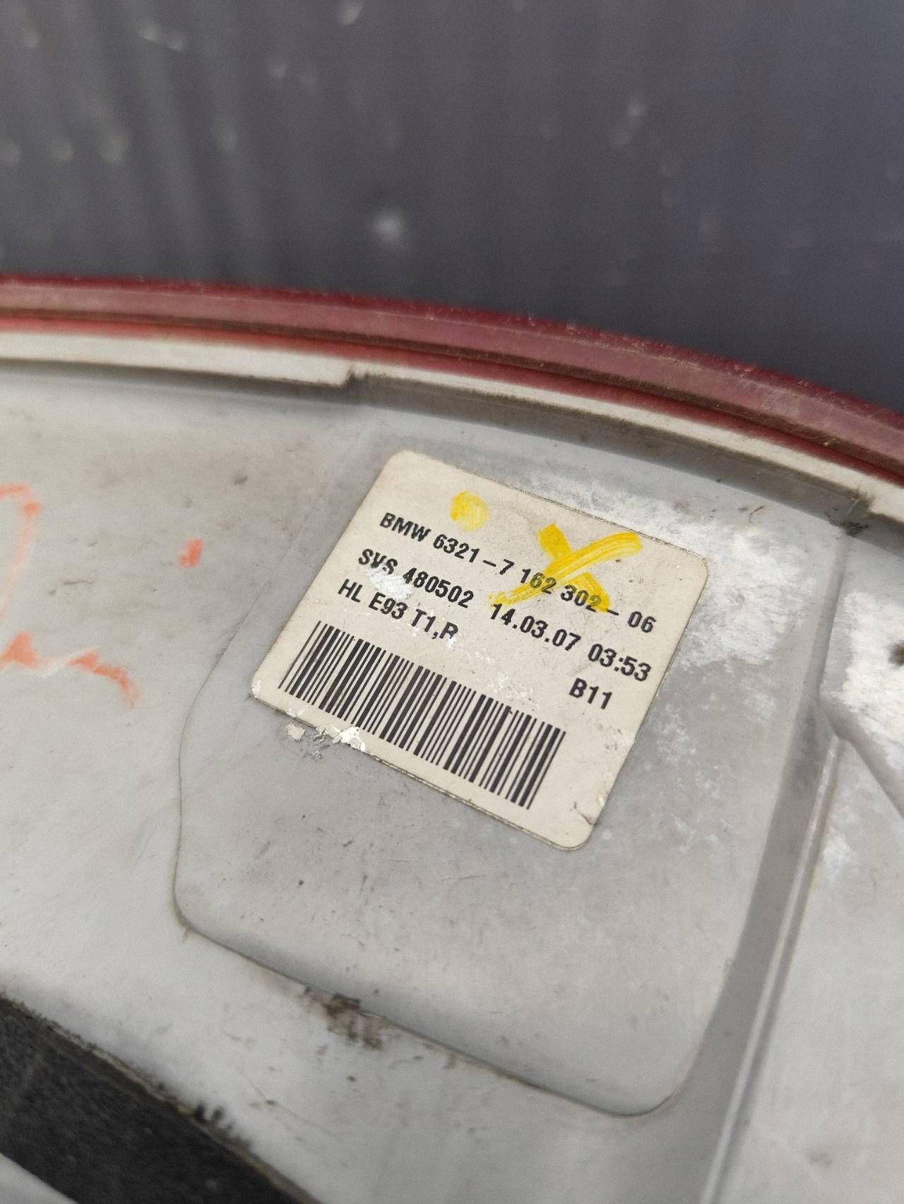 BMW E92 E93 light rear right 7162302