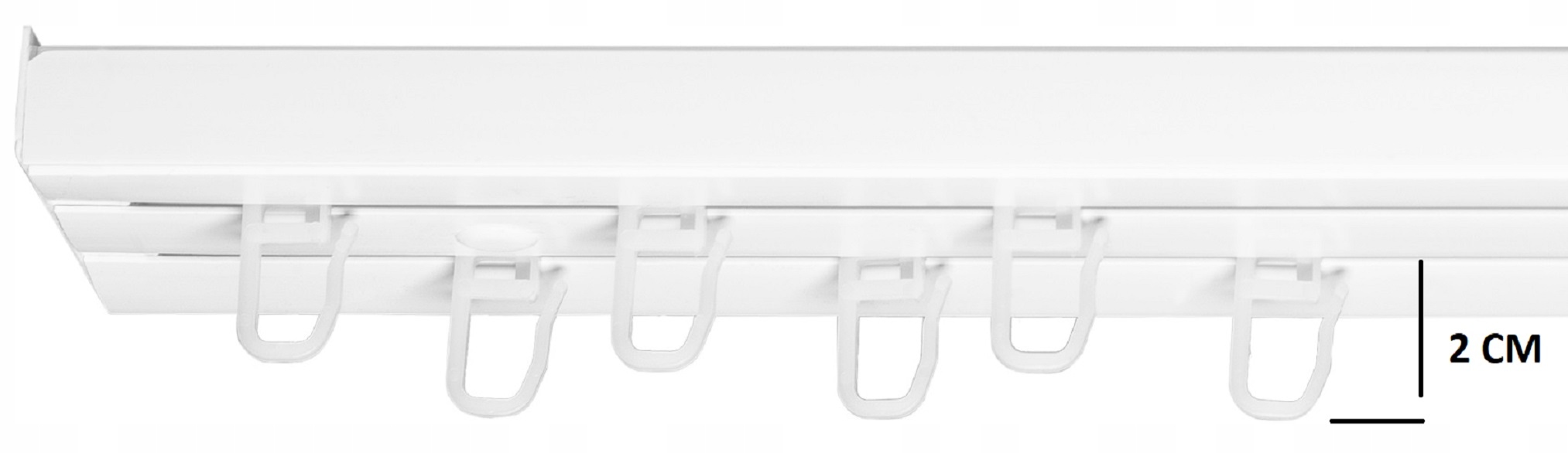 Agrafka do szyny sufitowej pcv kpl akcesoria Marka inna