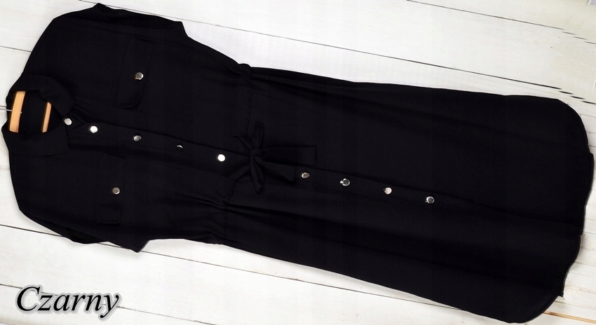 KOSZULOWA SUKIENKA ROZPINANA SZMIZJERKA PASEK 821 Marka Modaistyl