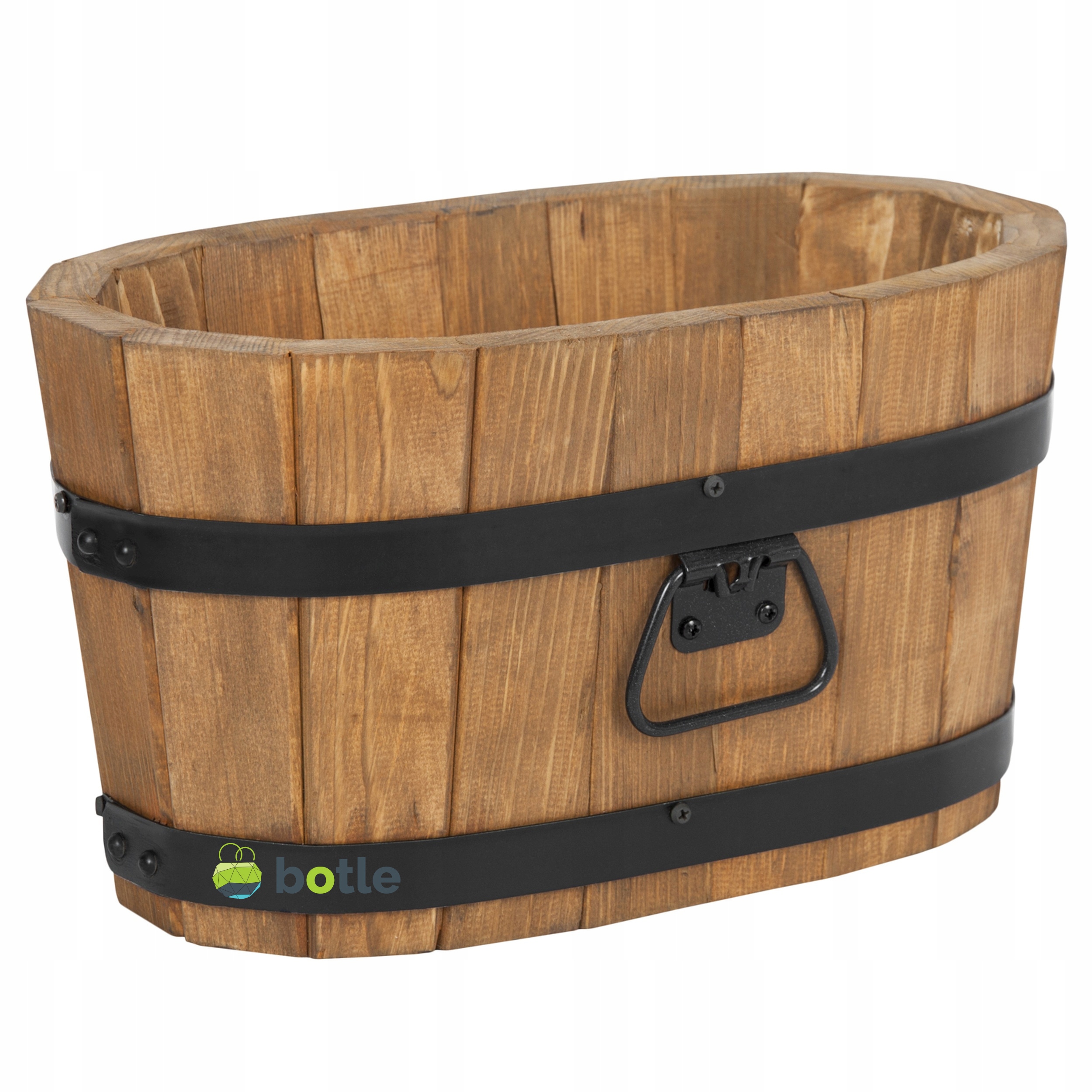 Drevený kvetináč 50x29x26 cm Dub vonkajší veľká terasa balkón záhrada