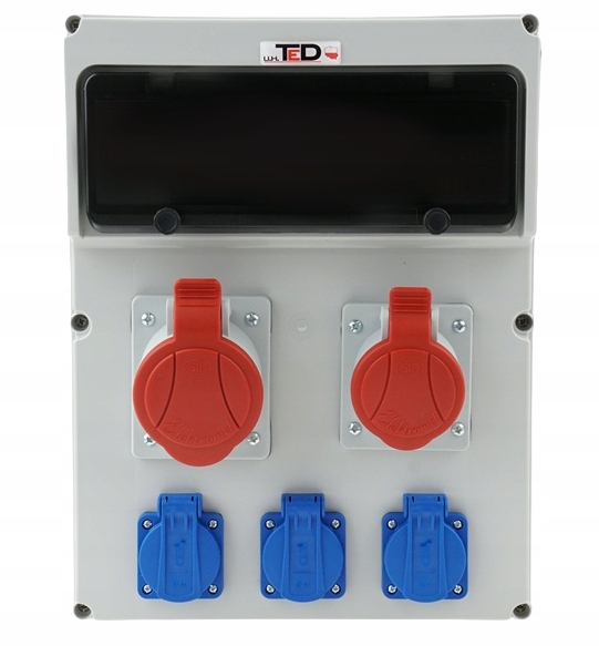 Stavební Rozvaděč 400V 16A/5P 400V 32A/5P 3 X 250V 16A 13 M IP44