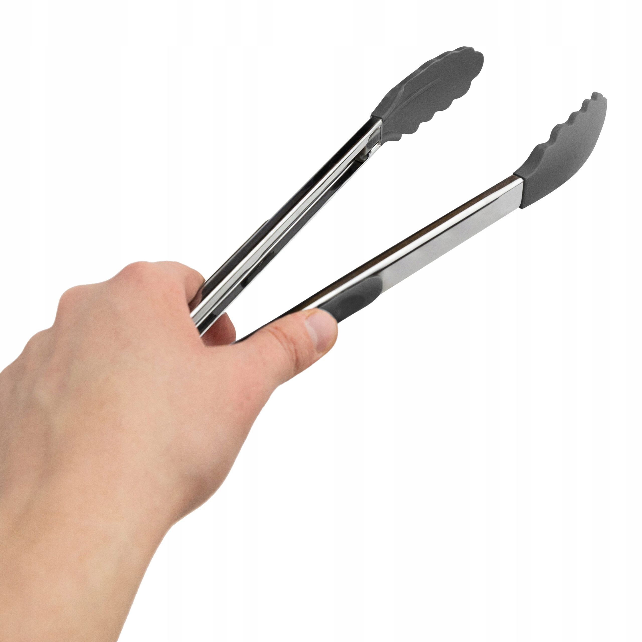 SZCZYPCE KUCHENNE SILIKONOWE DO MIĘSA GRILLA ŁAPKI DŁUGIE 30cm Długość 300 mm