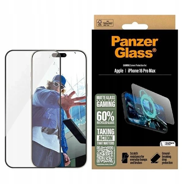 Tvrzené sklo pro iPhone 16 Pro Max PanzerGlass Gaming Screen Protector