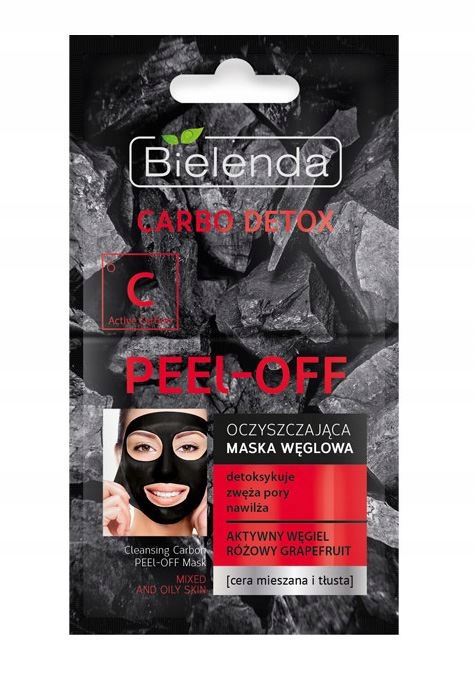 

Bielenda Carbo Detox Czarna maska węglowa peel-off