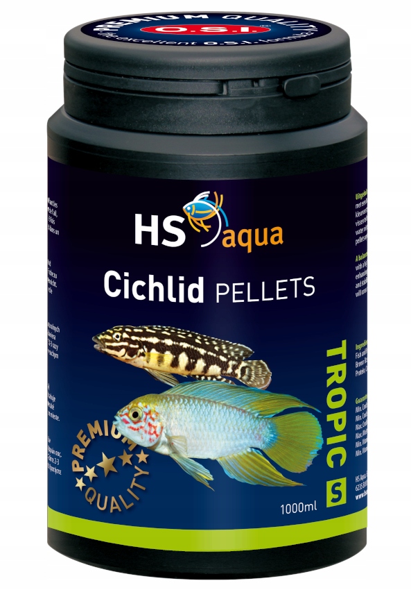 Levně Hs Osi Cichlid Pellets S 1000 ml/400 g Péče