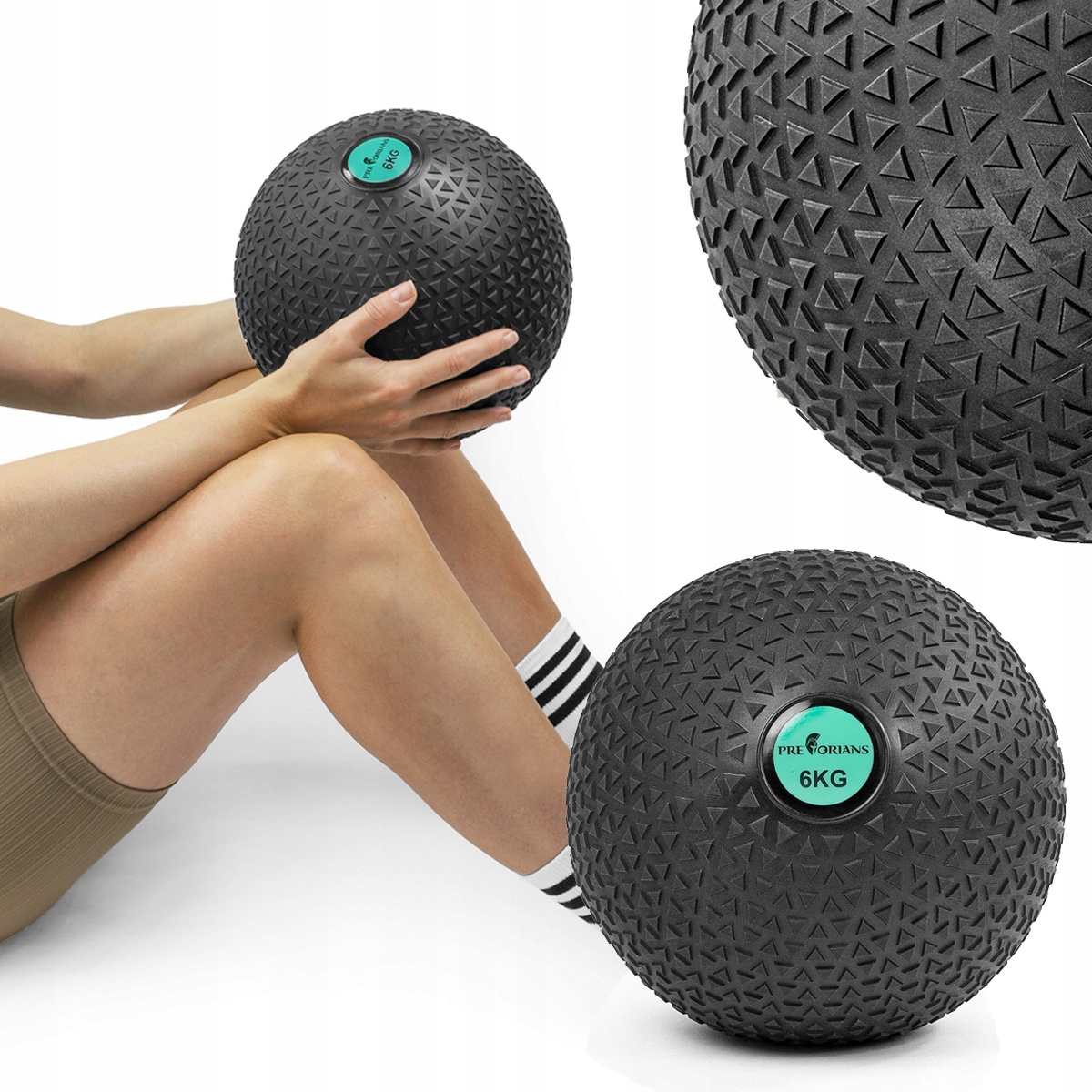 

Slam ball 6kg Piłka treningowa ćwiczeń Lekarska