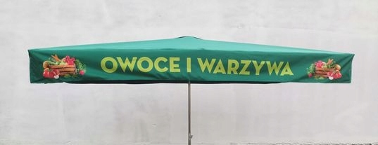 Poszycie Na Parasol Handlowy 3 x 3 z nadrukiem