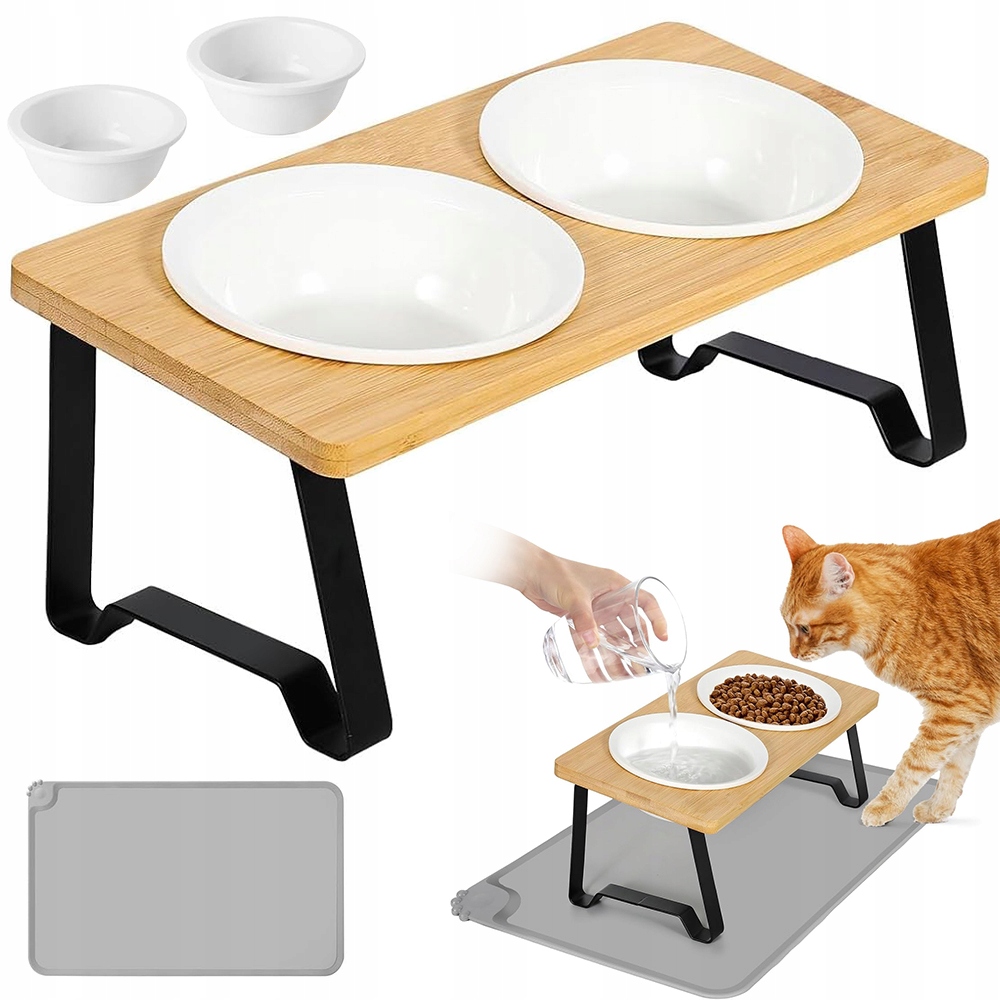 Levně Keramické Misky Pro Kočky S Expresním Montagem, Výška 10-12.5 CM