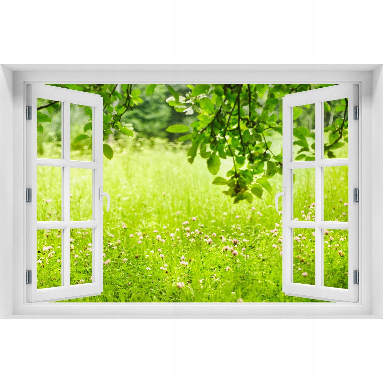 

Naklejka Fototapeta Okno widok Zielona łąka 120x80