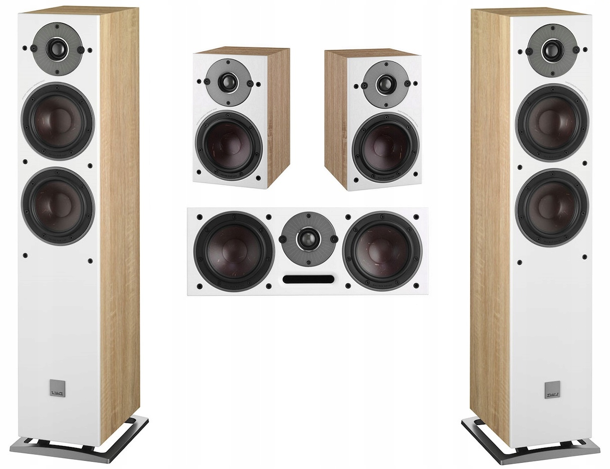 DALI OBERON 7+1+VOKAL JASNY DĄB KOMPLETNE KINO 5.0