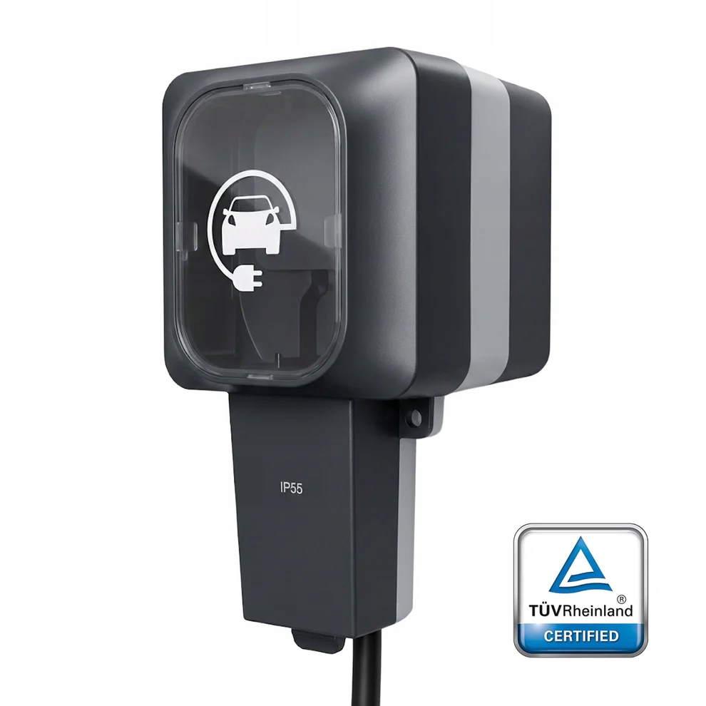 Ampere Point Zewnętrzne Gniazdo Ev 16A 230V Pancerne Regulowana Głowica