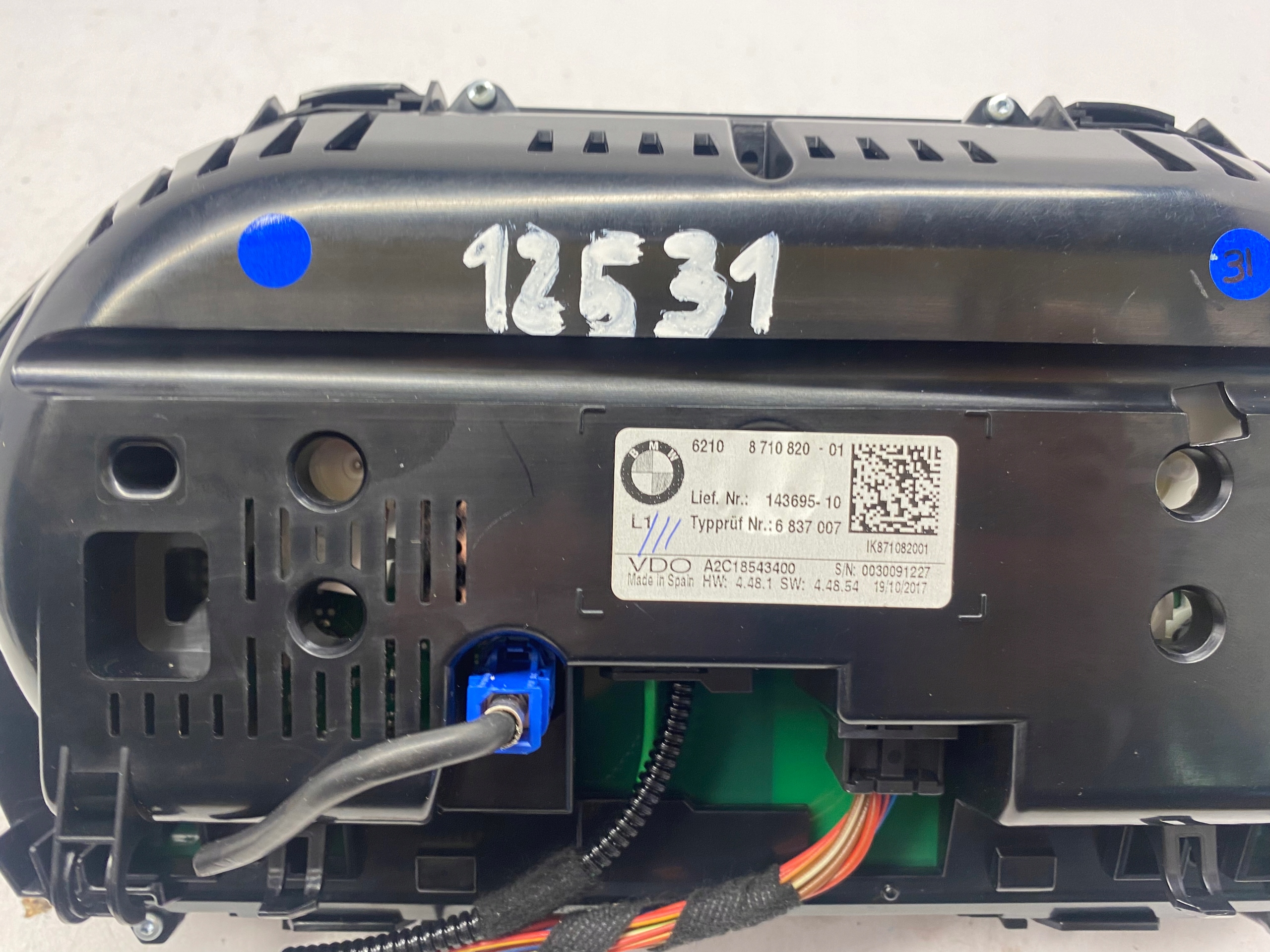 BMW X2 F39 X1 F48 EU dials clock 8710820
