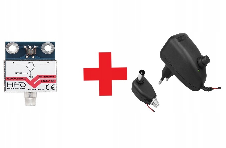 Zestaw Anteny Naziemniej Mocna Płytka F Zasilacz