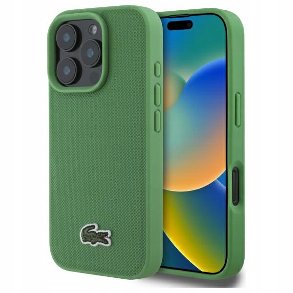 Lacoste LCHMP16LPVCN iPhone 16 Pro 6.3" zelený/zelený hardcase Iconic Petit