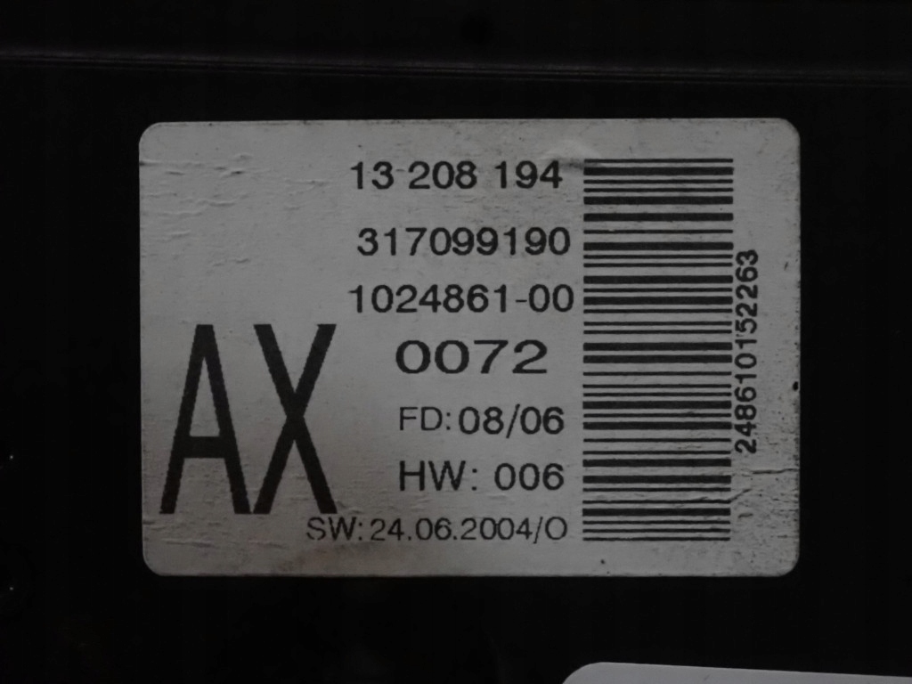 дисплей opel oe 13208194