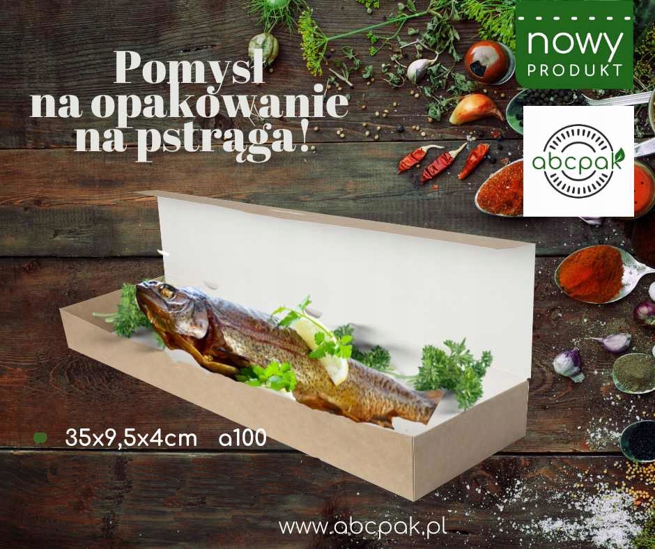 Opakowanie na ryby, pstrąga - 35x9,5x4cm, 100szt EAN (GTIN) 5907717457552