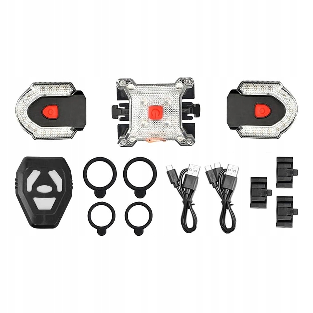 Sada univerzálních směrových světel pro elektrickou koloběžku a kolo